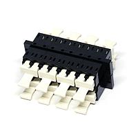 Bộ chuyển đổi StackLCAdaptVert 2x4Blkw/có mặt bích Amphenol Fiber Optics 956-602-04023