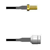 Amphenol Custom Cable Q-2V0520003008i RF Cable Assemblies SMA-SJ/TNC-SP G174 8I