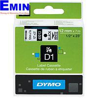 DYMO 63020701 Labelmanager D1 블랙 / 화이트 테이프 (12mm x 7m)