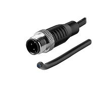 Cáp Cảm Biến / Cáp Bộ Chuyển Động M12 Đực Đúc, Thẳng, Không Chống Nhiễu, Mã A 3 Chân, Vỏ Cáp PVC 1.0M, Vít M12X1.0 Same Sky (formerly CUI Devices) CDM1228-03A-01MST-1M-67
