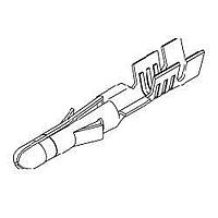 Molex 02-09-2117 コンタクト 093 オス端子 チェーン ブラス スズメッキ 18-22