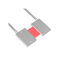 Cảm biến sợi thủy tinh chế độ đối diện sợi thủy tinh riêng lẻ dài 78; đường kính bó 0.156; vỏ thép không gỉ; đầu cảm biến hình chữ nhật; đầu ra bên Banner Engineering IR2.56.5SMRAMP