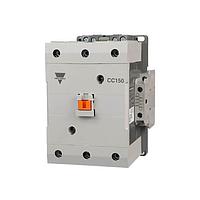 Carlo Gavazzi CC150LA110 마그네틱 3극 미디 컨택터, 3극 IEC 스타일 150암페어 정격(AC3 440VAC), 박스 러그 단자, 110VAC 50/60Hz 코일 및 2개의 통상 개방 / 통상 폐쇄 보조 접점 포함