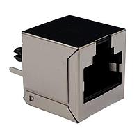 Đầu nối 8P8C Modular RJ45 Jack dọc có chắn, mạ 6u" MH Connectors MHRJJC6NFVS1