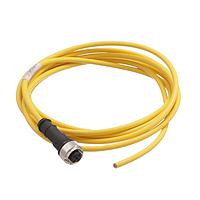 HARTING 21350200305020 Sensor Cables / Actuator Cables M12 A-code 3-pin Straight female to open end, 2m, PUR yellow jacket