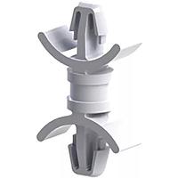 Giá đỡ PCB CB, Khóa đôi, Tự nhiên, Khoảng cách 3/8 inch Essentra Components DLCBS5-6-01