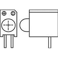 Đèn báo bảng mạch LED hiệu suất cao đỏ tán quang Dialight 551-0409F