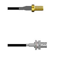 Amphenol Custom Cable Q-2V0040003036i RFケーブルアセンブリ SMA-SJ/BNC-SJB G174 36I