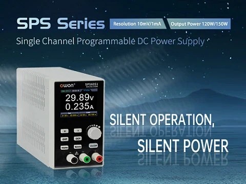 Nguồn DC lập trình một kênh không quạt OWON SPS