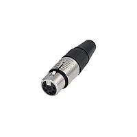 REAN RC5F-D Connectors 5P FEM XLR CBL CONN NICKEL/SILVER - BULK