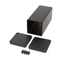 Hammond Manufacturing 1455CS1202BK エンクロージャー 120 X 54 X 54MM SQ EXT ENCL