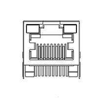 Mô-đun RT 8P8C ModJk Khiên G/Y GF Kiểu Thấp Kycon GWLEX-S-88-G/Y