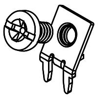 Cọc Vít Đầu Vít Trắng Keystone Electronics 8184-4