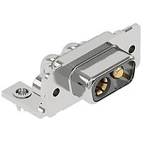 Đầu nối D-Sub hỗn hợp tiếp xúc D-Sub 2W2C cái góc, 20Amps, PLS4, khóa bảng mạch, ren 4-40 HARTING 09691009085