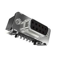 Đầu nối D-Sub - Mật độ tiêu chuẩn D09S70S6UV12LF-DSUB SUB SMT STB 9 SOCKET Amphenol FCI D09S70S6UV12LF