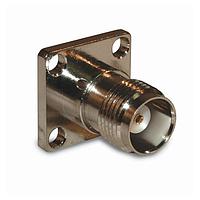 Amphenol RF 122248 ຕົວເຊື່ອມຕໍ່ TNC STRAIGHT JACK 4 HOLE FLANGE RECPT