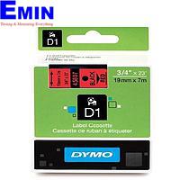 DYMO 63020713 D1 검은 색 / 빨간색 테이프 (19mm x 7m)