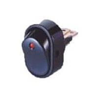Shin Chin R13-133L-01-BBR ロッカースイッチ 3P SPST 30A/12VDC 赤色LED