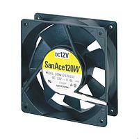 Sanyo Denki 9WV1248P1J001 ພັງລົມ Axial DC Axial, 120x120x38mm, 48VDC, 224CFM, ກັນນ້ຳ, ບໍ່ມີຂອງຍືດ, Tach/PWM, IP68