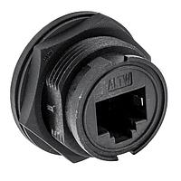 Khóa bảng modular RJ45 đầu nối F chân cái Amphenol LTW RJS-5EPFFP-LC7002