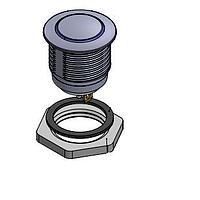 Công tắc tiêu chuẩn PBS 16mm SPST 0.1A 48V duy trì kim loại Lumex W57M-211G