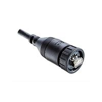 Dây cáp Cat 5e RJ45, kích thước lớn, dòng 1.5A, đầu nối đúc, thẳng Amphenol LTW RDP-5UAMMM-TLM7A10