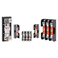 Khối Cầu Chì Lớp R, Lớp R Cường Lực Lò Xo, 3 Cực, 600V, 100A, Đầu Nối Hộp Mersen 61038R