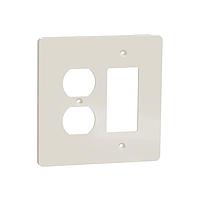 Square D SQWS802452LA Cover Frame 2 G  MID+ 1 DUPLEX 1 DECO WP LA