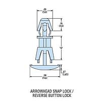 Heyco 10437 PCB Support HLCBSC-14M NATURAL NYL PCB Support