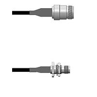 Amphenol Custom Cable Q-1W04K0008084i RF Cable Assemblies N-SJ/TNC-SJ RG58 84I