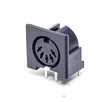 Đầu nối 5 chân cong phải PCB không chống nhiễu 5mm hình tròn DIN tiếp nhận Kycon KCDX-5S-N2