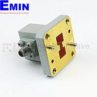 Fairview SMW7518DRS WRD750D24 to SMA Female Waveguide to Coax Adapter Square Cover Flange With 7.5 GHz to 18 GHz Frequency Range For X-Ku Band