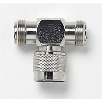 Bộ chuyển đổi RF - Bộ chuyển đổi chữ T N, loại T, JACK-PLUG-JACK Pomona Electronics 73044