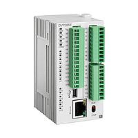 Mô-đun mở rộng DVP-S CPU, Đầu ra nguồn PNP, Giao tiếp nhúng RS232, RS-485, 28 ngõ vào/ra (16 ngõ vào số + 12 ngõ ra số), Dung lượng chương trình: 8K bước Delta Electronics, Inc. DVP28SS211S