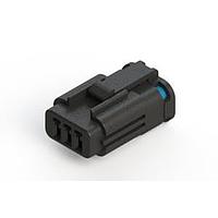 Vỏ Phích Cắm 3P 2A FEM HSNG ĐEN 1-1.25MM BƯỚC 2MM EDAC 566-003-000-810