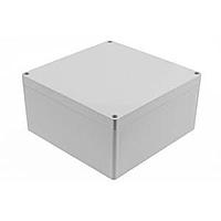 Hammond Manufacturing 1554WAGY Enclosures General Enclosure - Grey/Grey Lid - 7.1 x 7.1 x 3.5in - ABS - N4X
