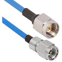 Amphenol SV Microwave MS292-085-MSSMA-180 RF Cable Assemblies 2.92mm STR M to SMA Straight M 18"Cable