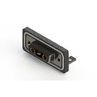 Đầu nối D-Sub tiếp xúc hỗn hợp, góc phải, chống nước, kết hợp nguồn D-Sub EDAC 630W3WK3340-4N4