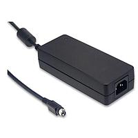 Bộ nguồn AC để bàn 105W 15V 7A Cấp độ VI phích cắm DIN 4 chân MEAN WELL GST120A15-R7B