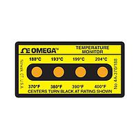 OMEGA 4A-A-370 不可逆四点水平温度标签 (400 °F)