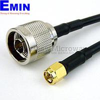 Cáp N Male - SMA Male Bulkhead Fairview FMC0102058 (RG-58 Coax; 1 GHz )