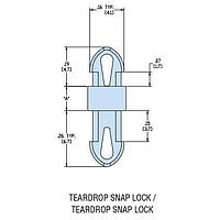 Đệm Khoảng Cách Chuẩn HSP-MDLS-2-22M V-0 Tự Nhiên Heyco 10506F