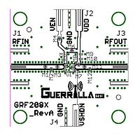 Bảng đánh giá Bộ khuếch đại RF cho GRF2082 Guerrilla RF GRF2082-EVB