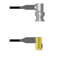 Amphenol Custom Cable Q-0E0360008060i RF Cable Assemblies BNC-RP/SMA-RP RG58 60I