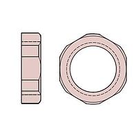Heyco 3275 Locknut NLN 3/4 NPT BLACK