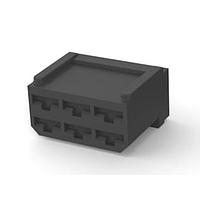 AMP Connectors - TE Connectivity 1-480281-0 하우징 6 CIR FF REC HSG