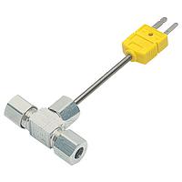 OMEGA FTP-J-2-SMP-M 适用于1/4英寸管的流通热电偶传感器组件 (Thermocouple, J, 720 °C)