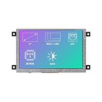 Riverdi SM-RVT50AQBFWC00 ຈໍ TFT LCD 5.0", EVE3, ເຟຣມ, CTP, ການຕິດຕັ້ງອາກາດ