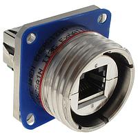 Đầu nối mặt bích vuông Field ATEX kín mạ niken Amphenol Socapex RJFTVX2SA1N