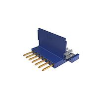 Amphenol FCI 66226-039LF 커넥터스 클린처™ 플렉스 커넥터, 핀 어셈블리, 단일 행, 7 포지션, 2.54mm (.100인치) 피치